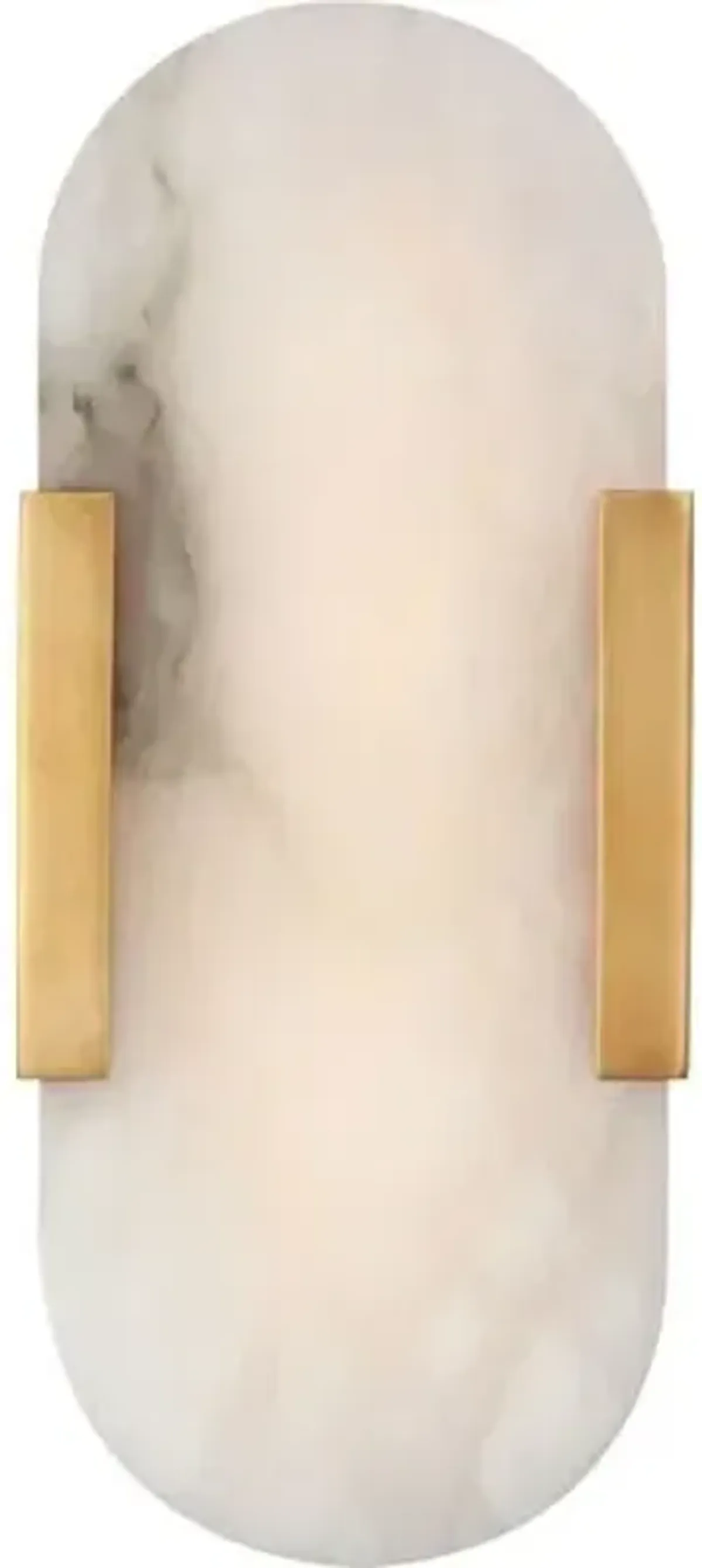 Visual Comfort - Melange Alabaster Integrated LED Elongated Sconce - Gold