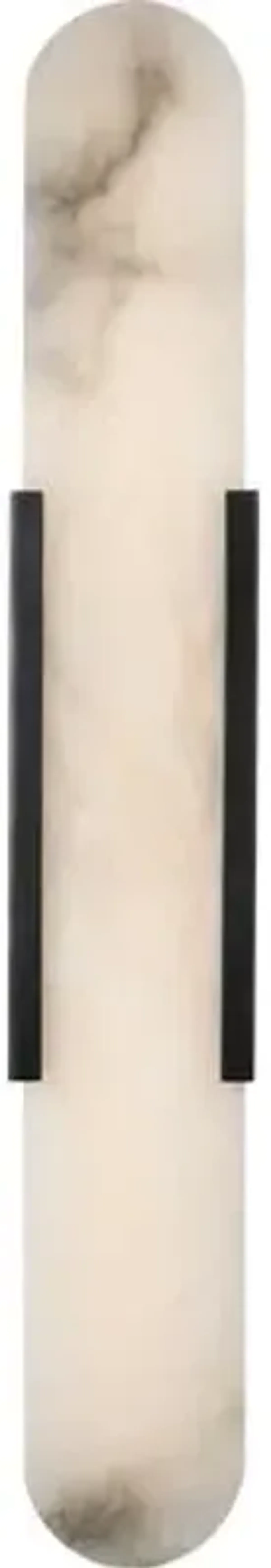 Visual Comfort - Melange Alabaster Integrated LED Elongated Sconce - Brown
