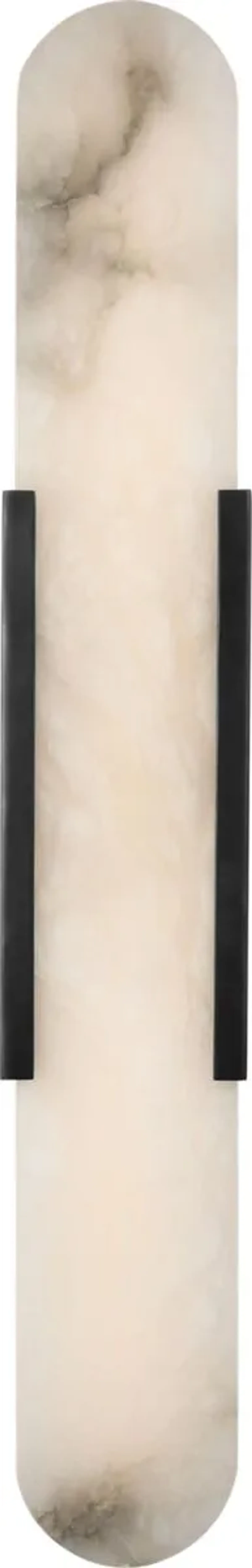 Visual Comfort - Melange Alabaster Integrated LED Elongated Sconce - Brown