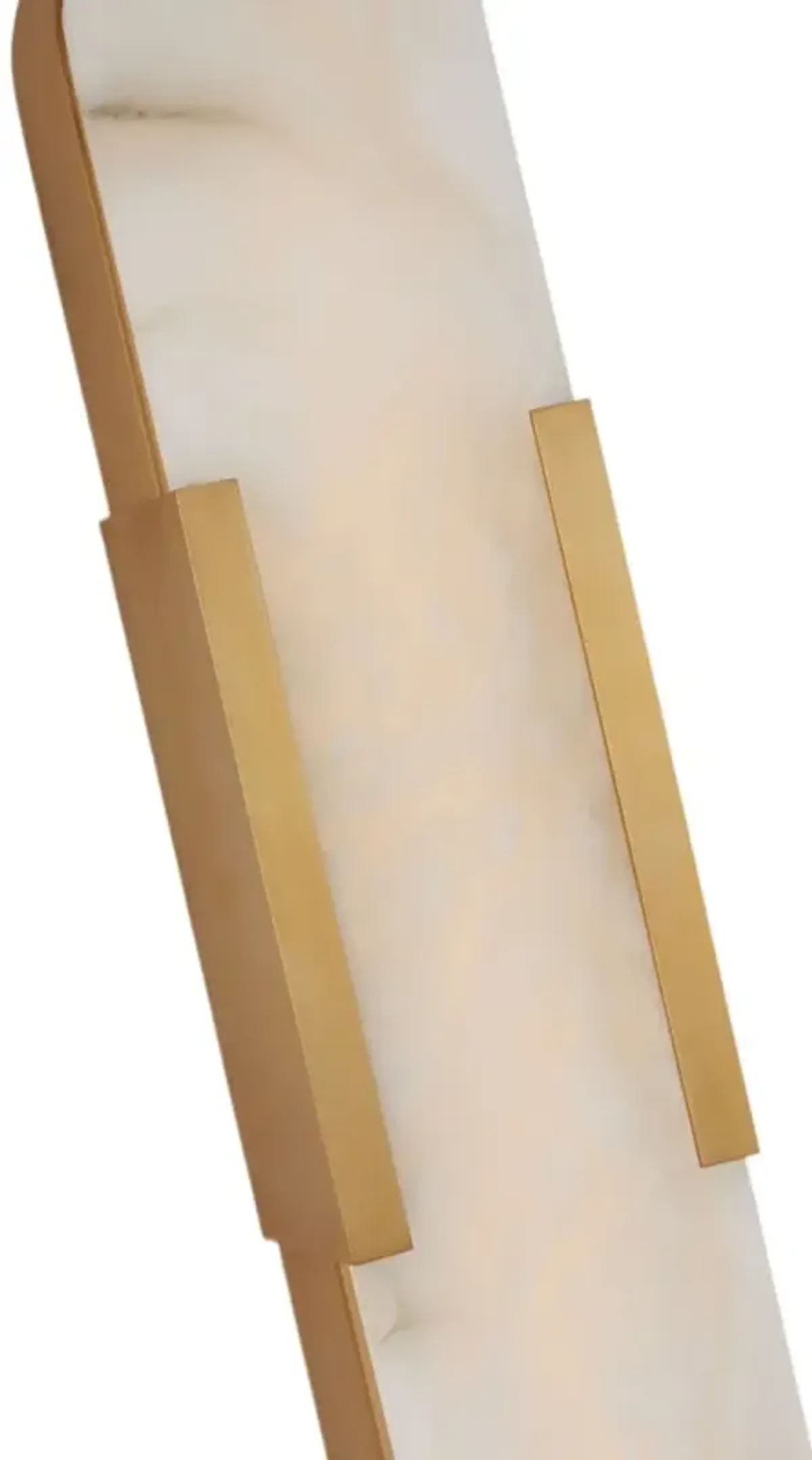 Visual Comfort - Melange Alabaster Integrated LED Elongated Sconce - Gold