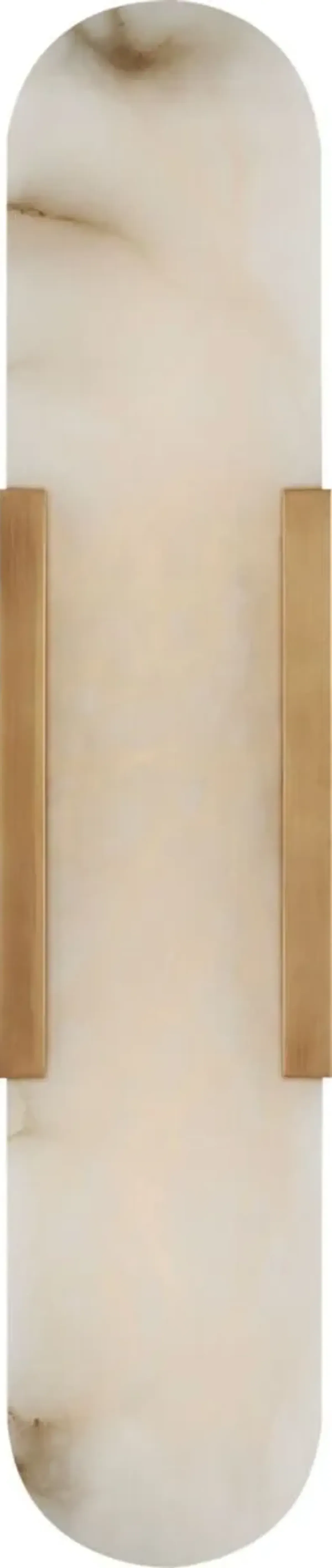 Visual Comfort - Melange Alabaster Integrated LED Elongated Sconce - Gold