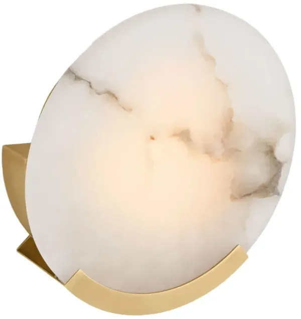 Visual Comfort - Melange Alabaster Sconce - Gold