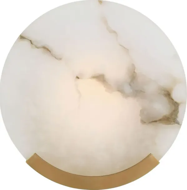 Visual Comfort - Melange Alabaster Sconce - Gold