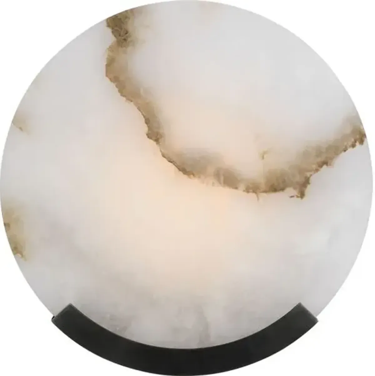 Visual Comfort - Melange Alabaster Sconce - Black