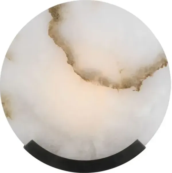 Visual Comfort - Melange Alabaster Sconce - Black