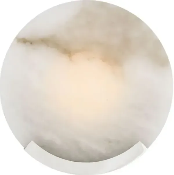 Visual Comfort - Melange Alabaster Sconce - Silver