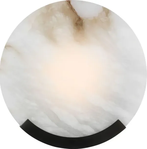 Visual Comfort - Melange Alabaster Sconce - Black