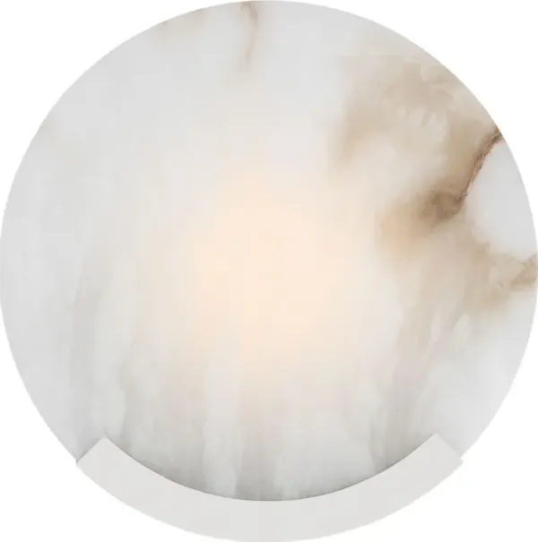 Visual Comfort - Melange Alabaster Sconce - Silver