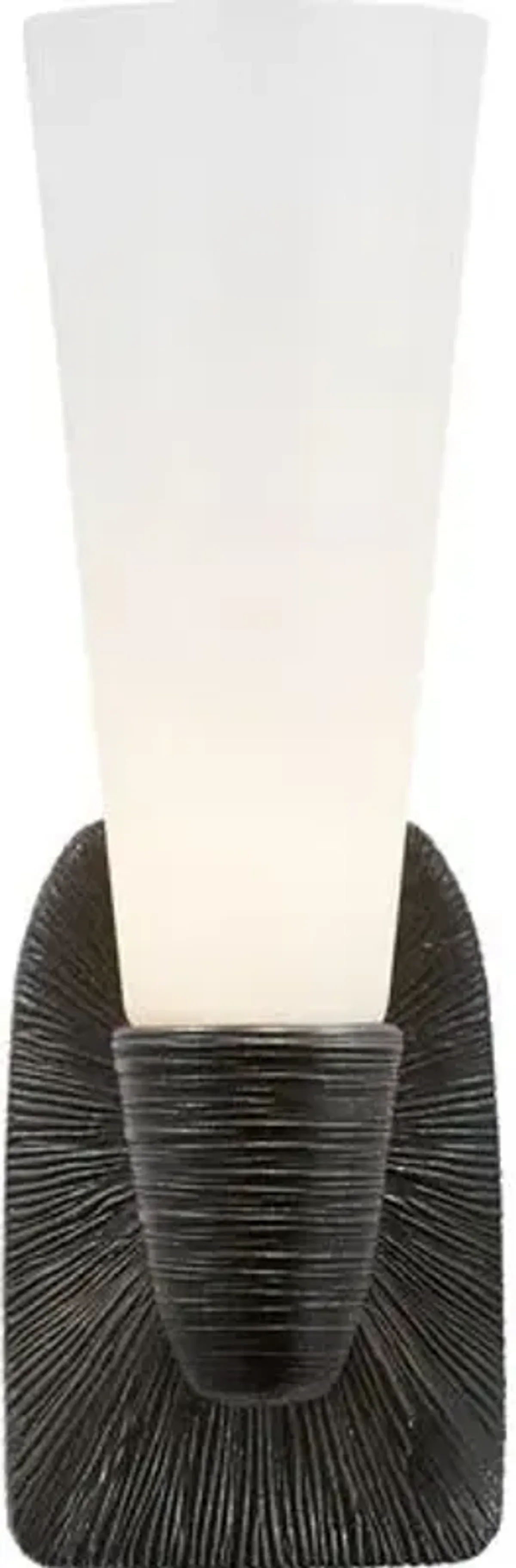 Visual Comfort - Utopia Small Single Bath Sconce - Black