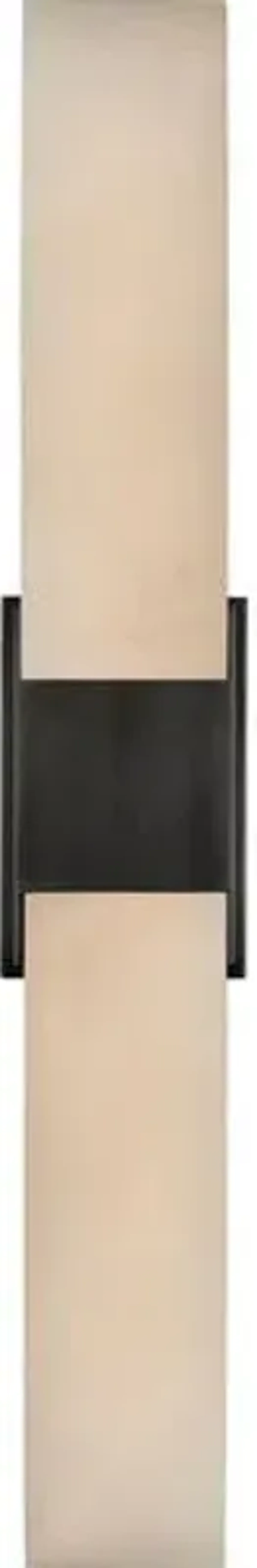 Visual Comfort - Covet Alabaster Double Box Sconce - Black