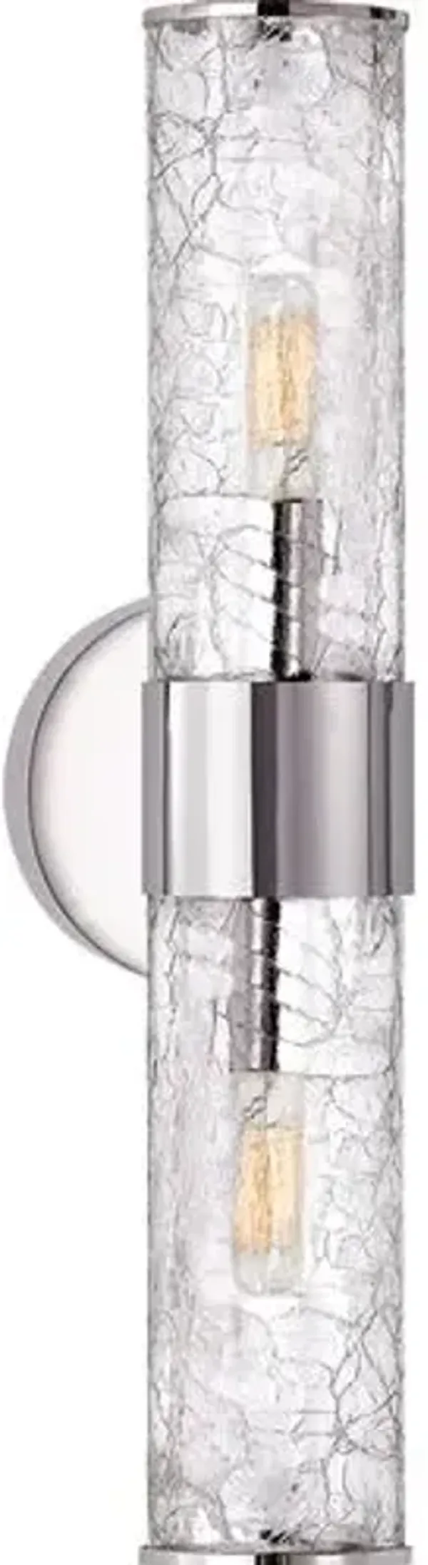 Visual Comfort - Liaison Medium Sconce - Silver