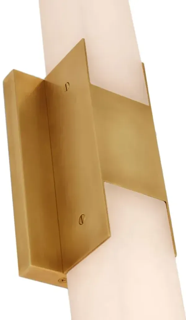 Covet 28" Alabaster Double Bath Light