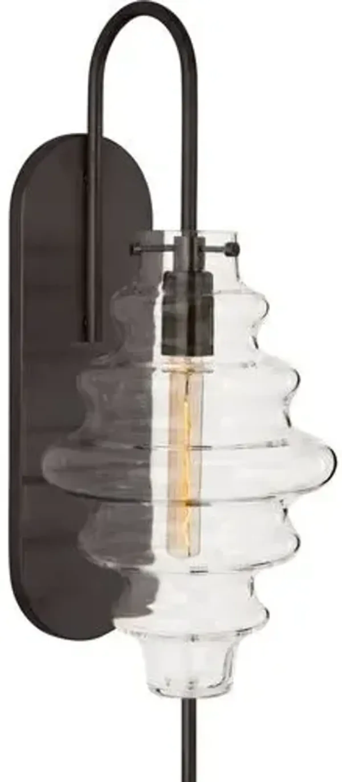 Visual Comfort - Tableau Large Sconce - Clear
