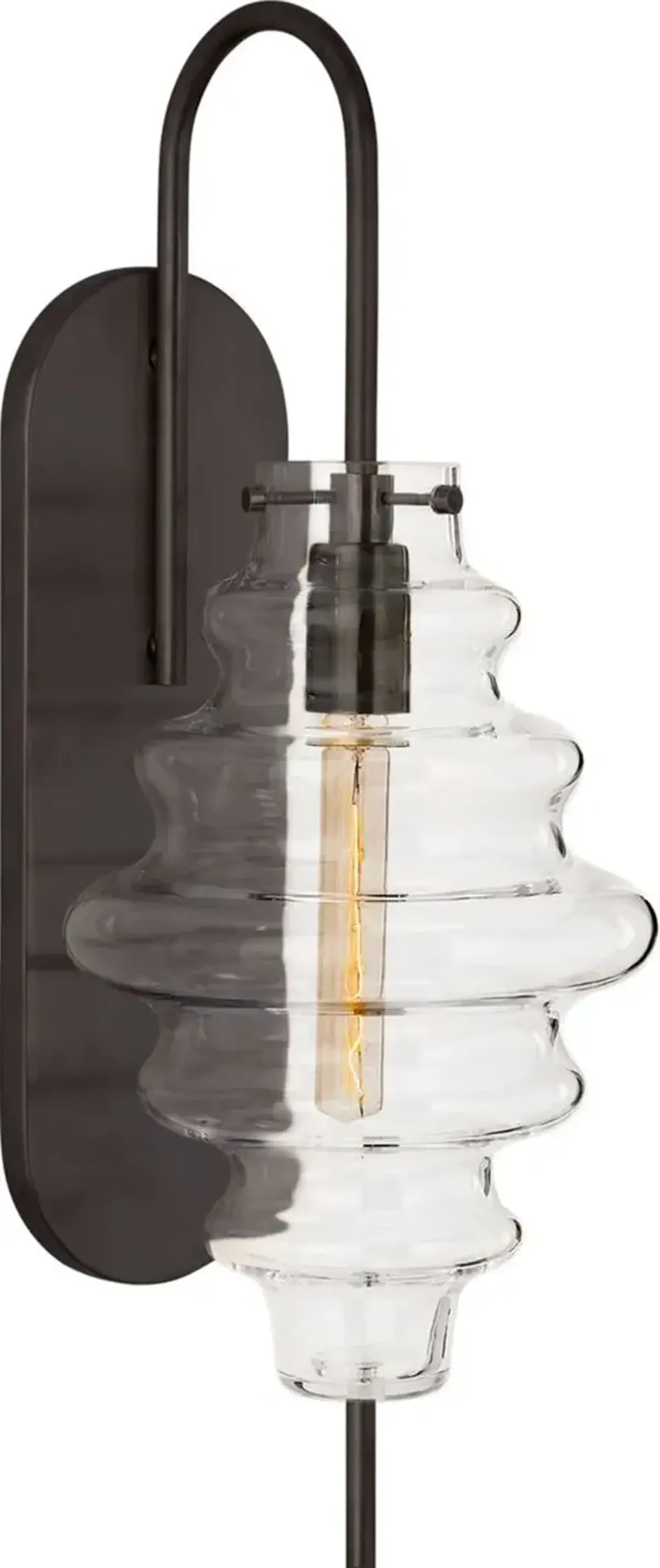 Visual Comfort - Tableau Large Sconce - Clear
