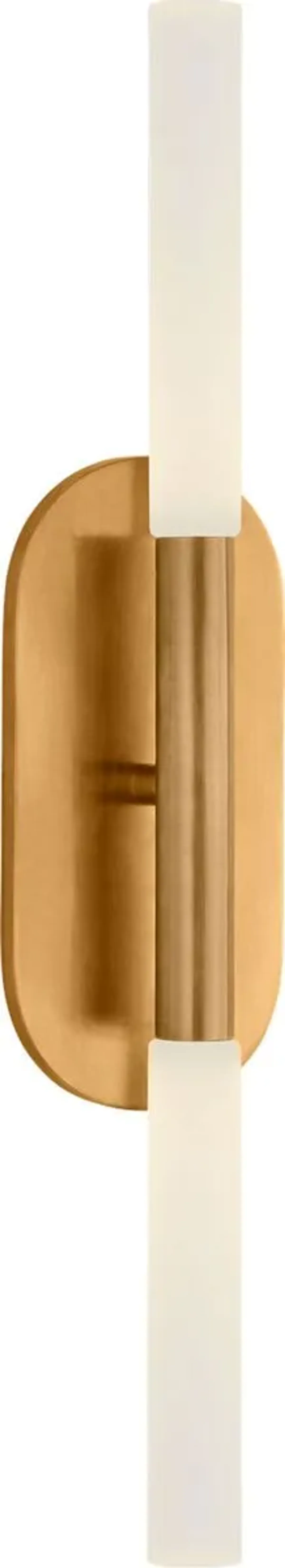 Visual Comfort - Rousseau Medium Vanity Sconce - Gold