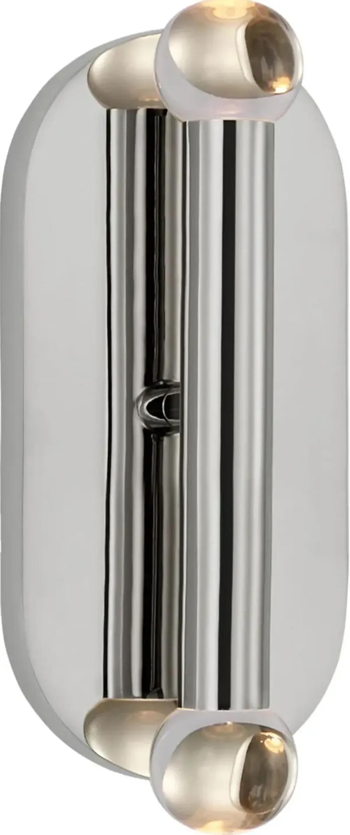 Visual Comfort - Rousseau Medium Orb Vanity Sconce - Clear