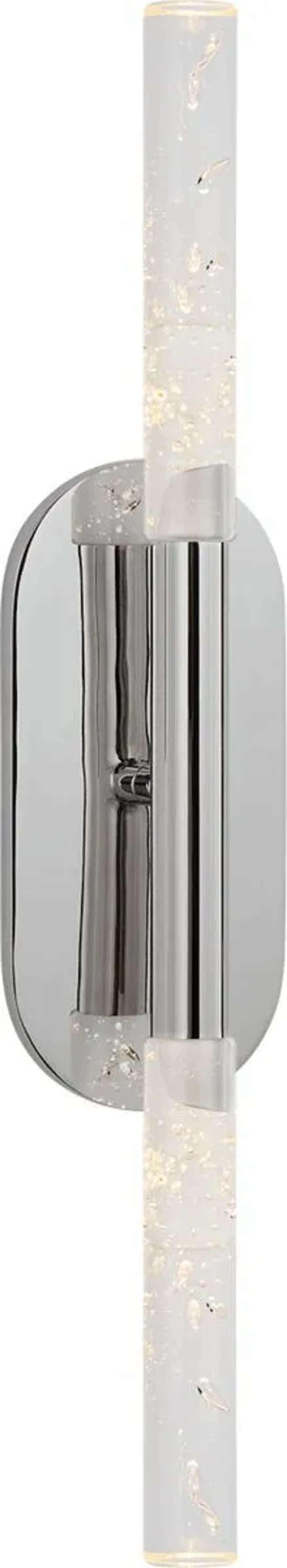 Visual Comfort - Rousseau Medium Vanity Sconce - Silver