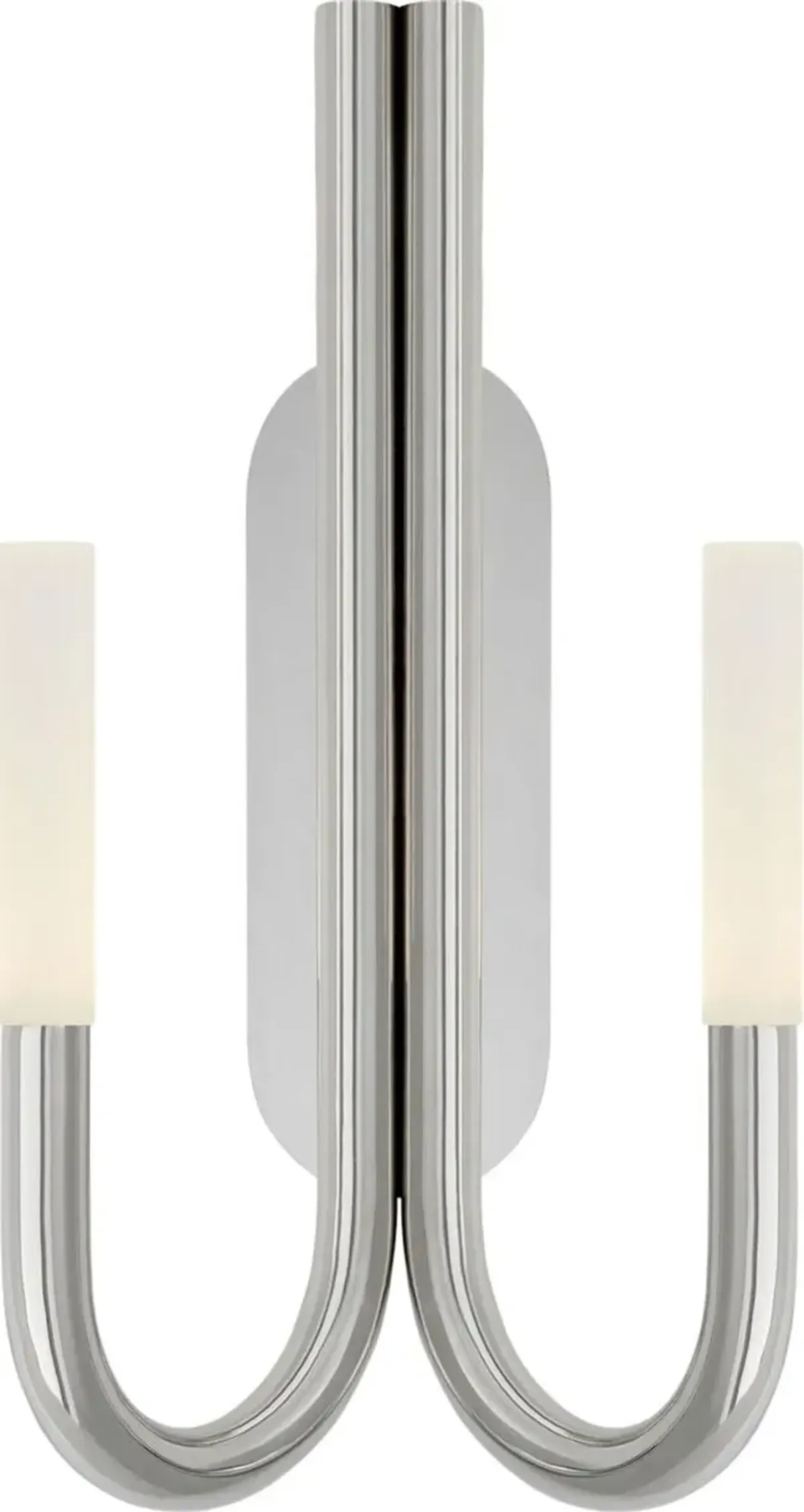 Visual Comfort - Rousseau Double Wall Sconce - Silver