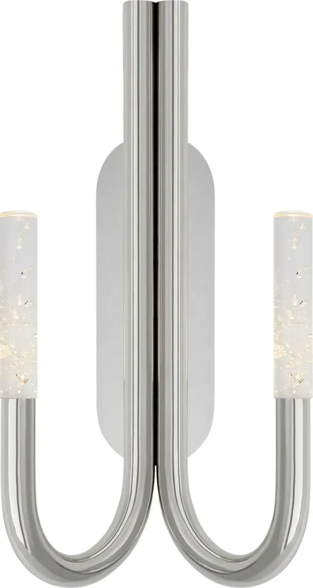 Visual Comfort - Rousseau Double Wall Sconce - Silver