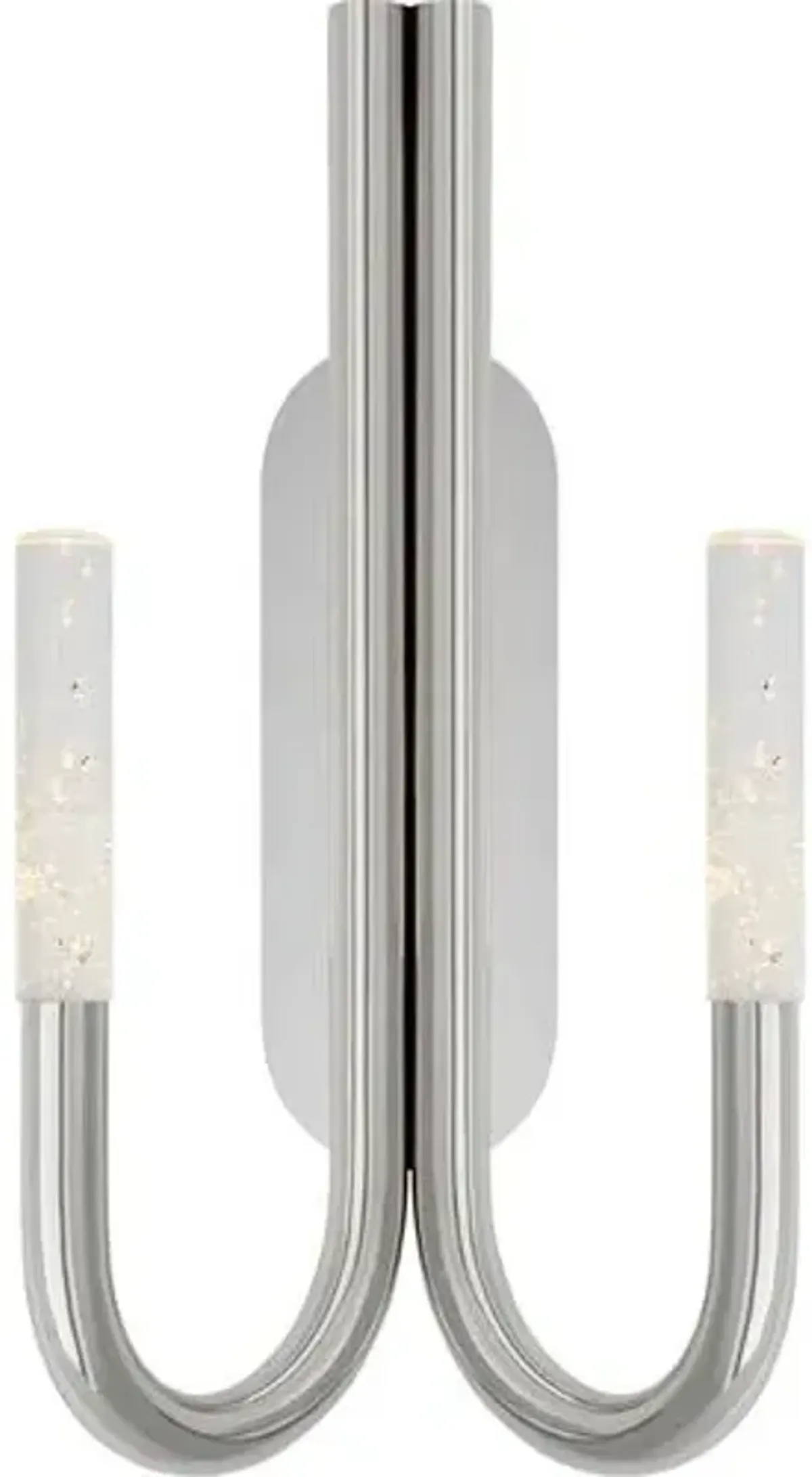 Visual Comfort - Rousseau Double Wall Sconce - Silver