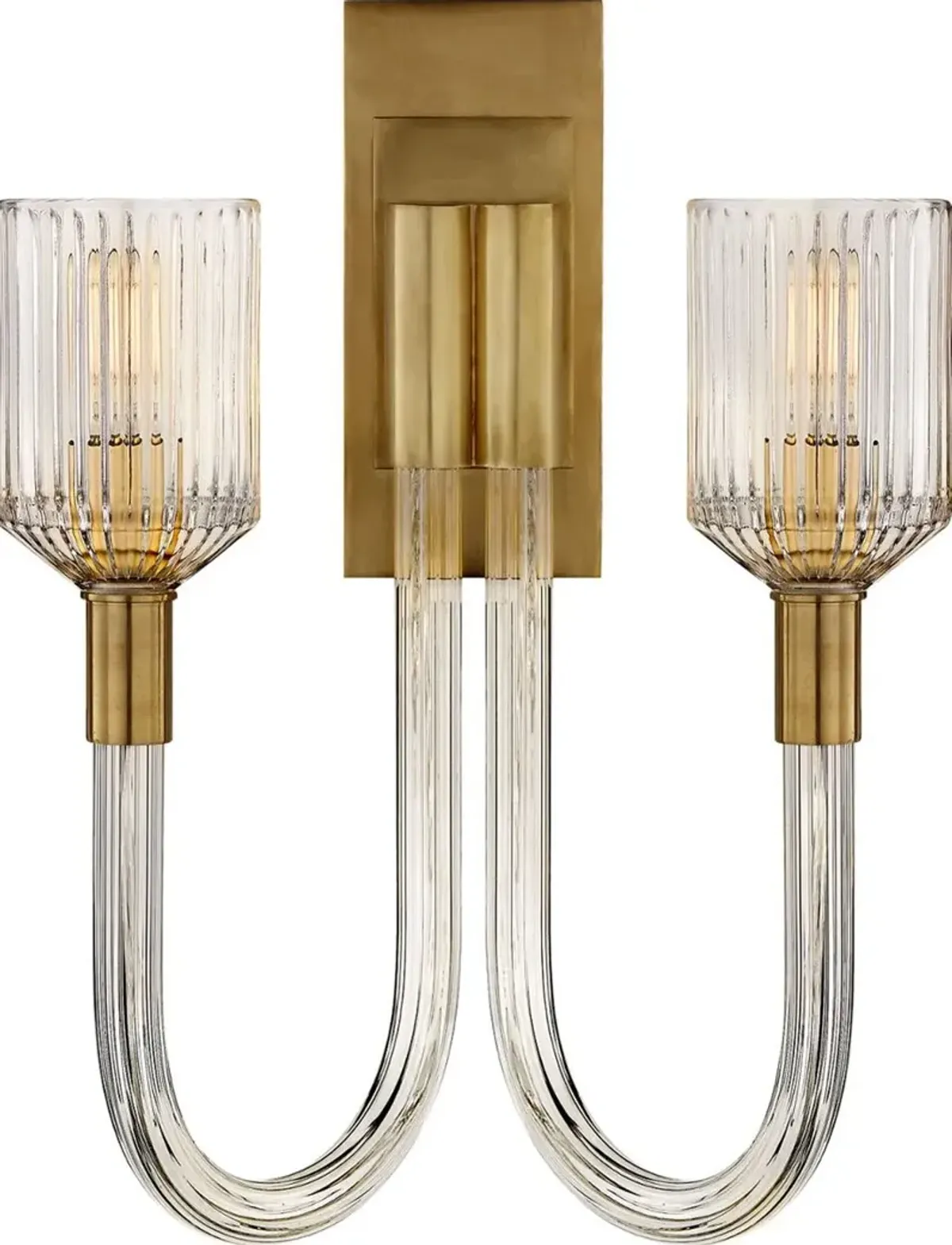 Visual Comfort - Reverie Double Sconce - Clear
