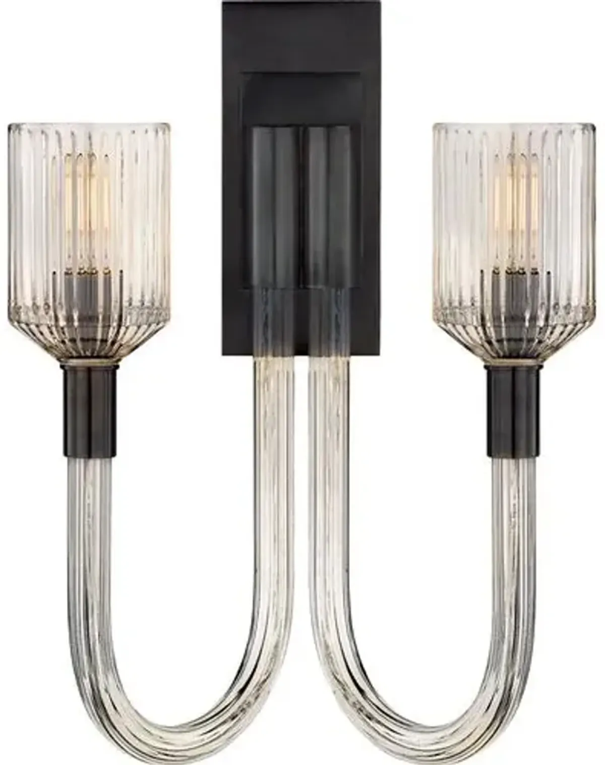 Visual Comfort - Reverie Double Sconce - Clear