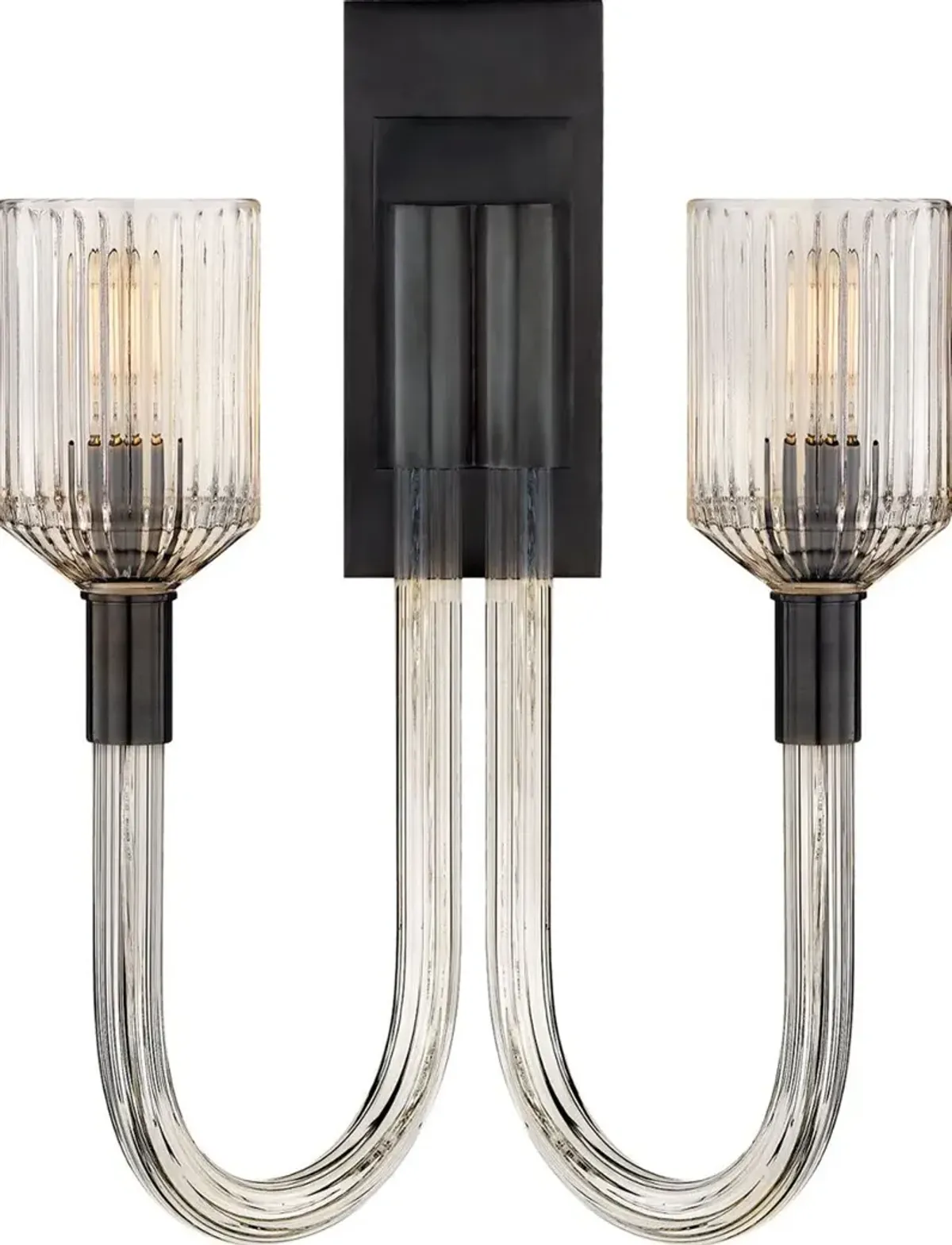 Visual Comfort - Reverie Double Sconce - Clear