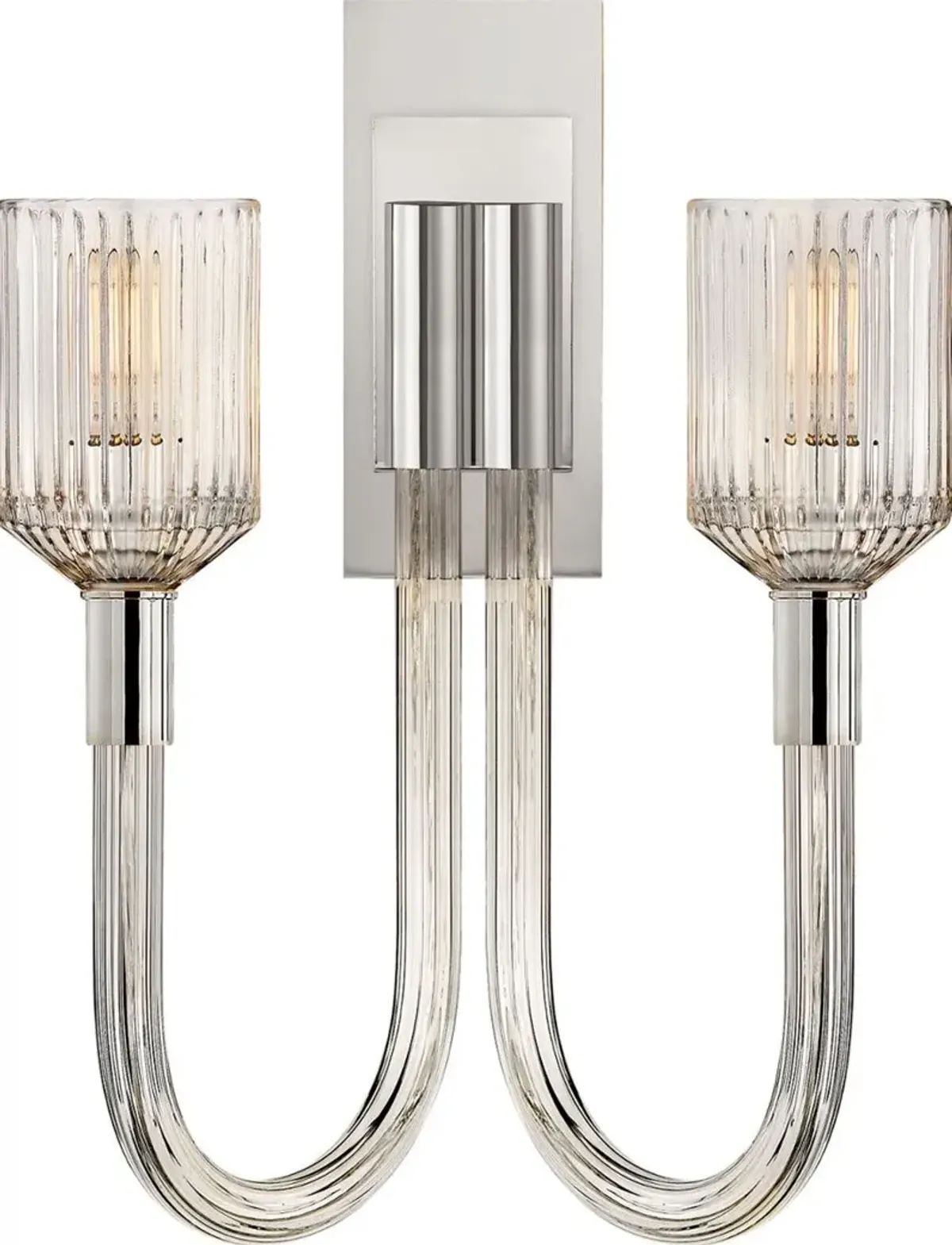 Visual Comfort - Reverie Double Sconce - Clear