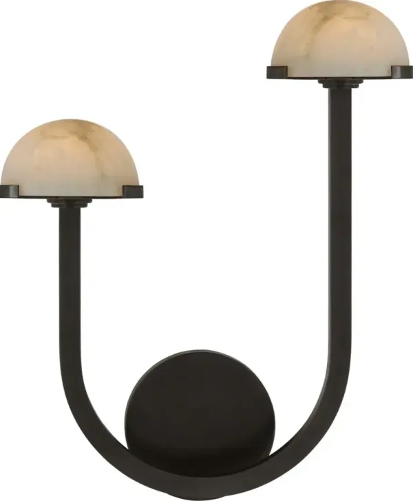 Visual Comfort - Pedra 15" Asymmetrical Sconce - Black