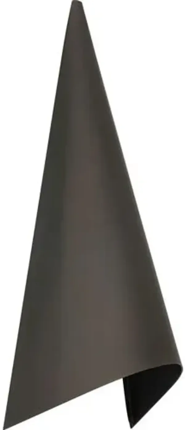 Visual Comfort - Piel Wall Wash Sconce - Black