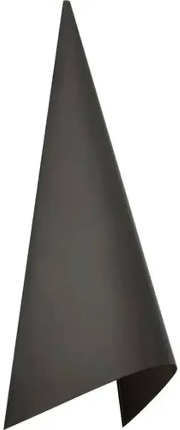 Visual Comfort - Piel Wall Wash Sconce - Black