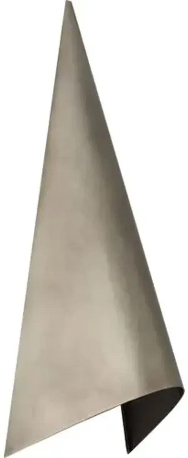 Visual Comfort - Piel Wall Wash Sconce - Silver