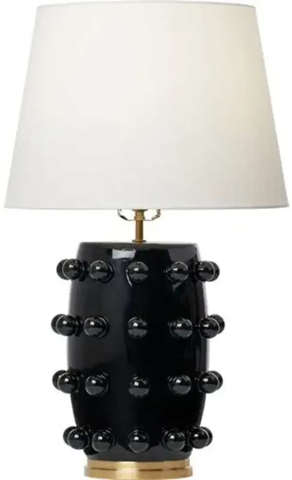 Visual Comfort - Linden Medium Table Lamp - Black