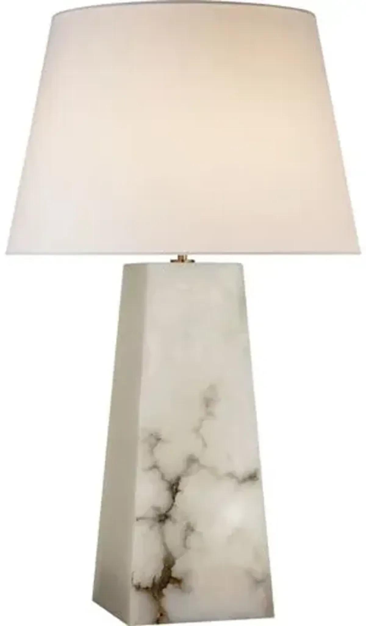 Visual Comfort - Evoke Large Alabaster Table Lamp - White