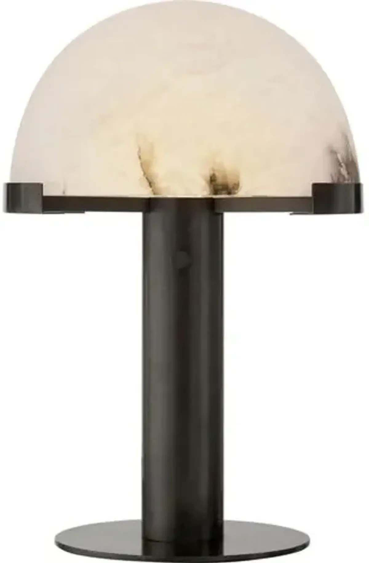 Visual Comfort - Melange Alabaster Desk Lamp - Brown