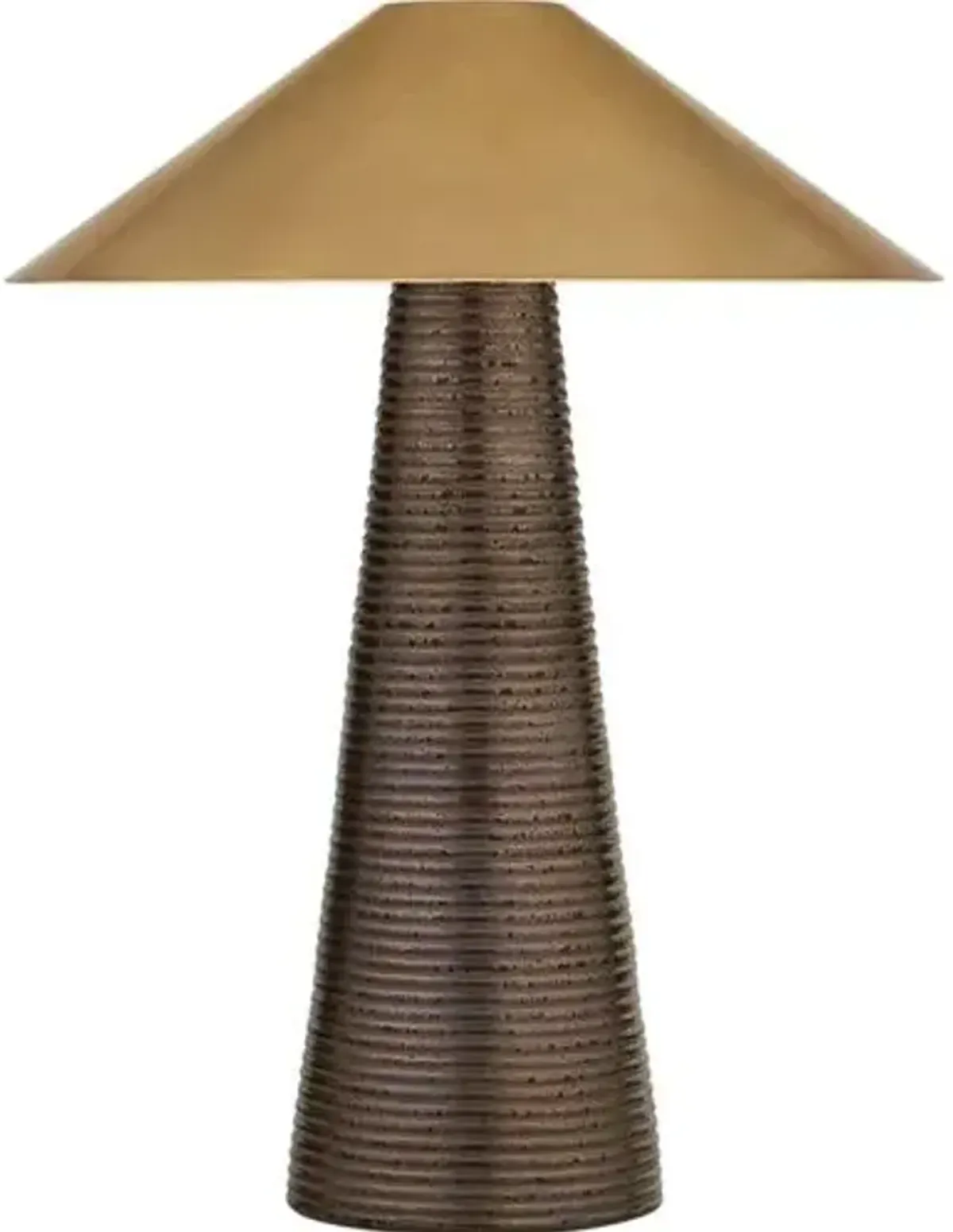 Visual Comfort - Miramar Ceramic Accent Lamp - Brown