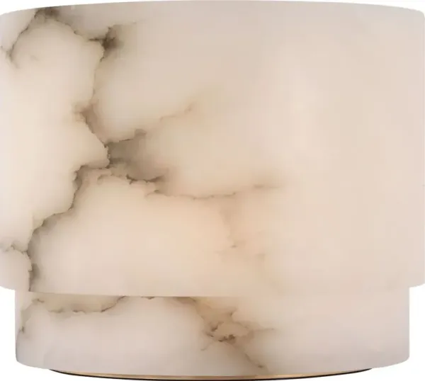 Tourne 8" Rechargeable Alabaster Accent Lamp