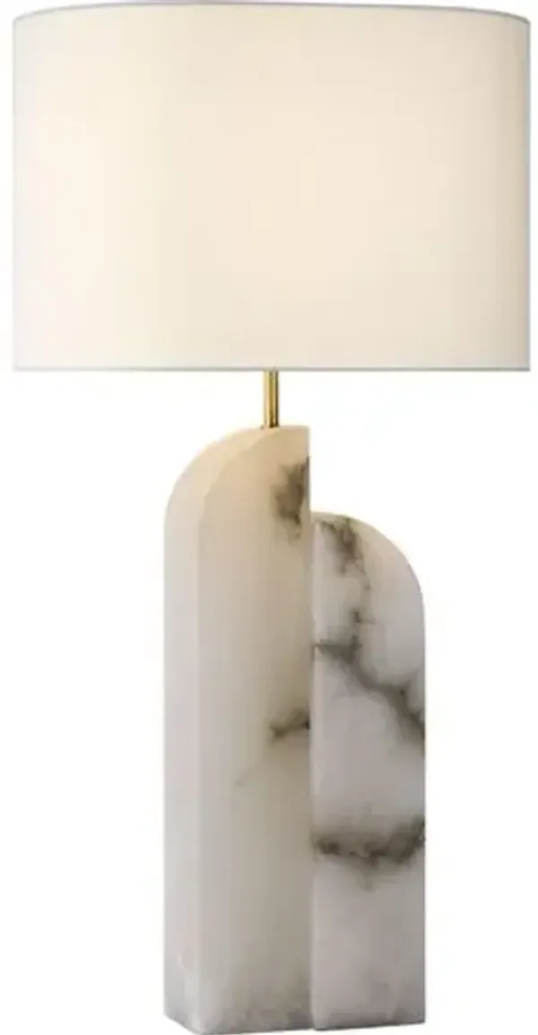 Visual Comfort - Savoye Large Table Lamp - White