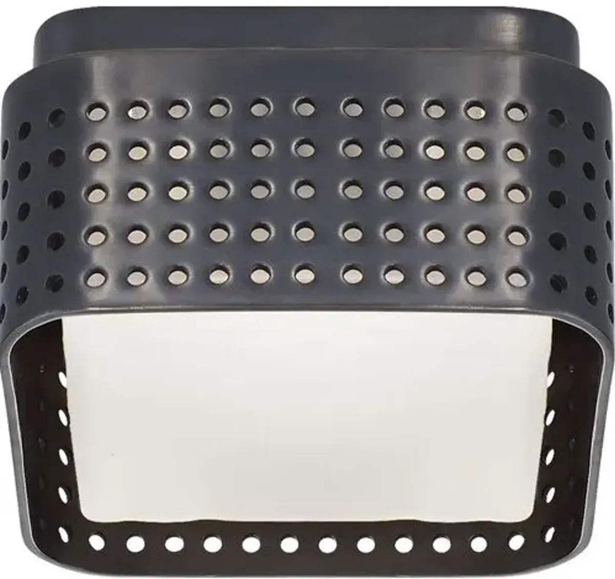 Visual Comfort - Precision 4.5" Solitaire Flush Mount - Black