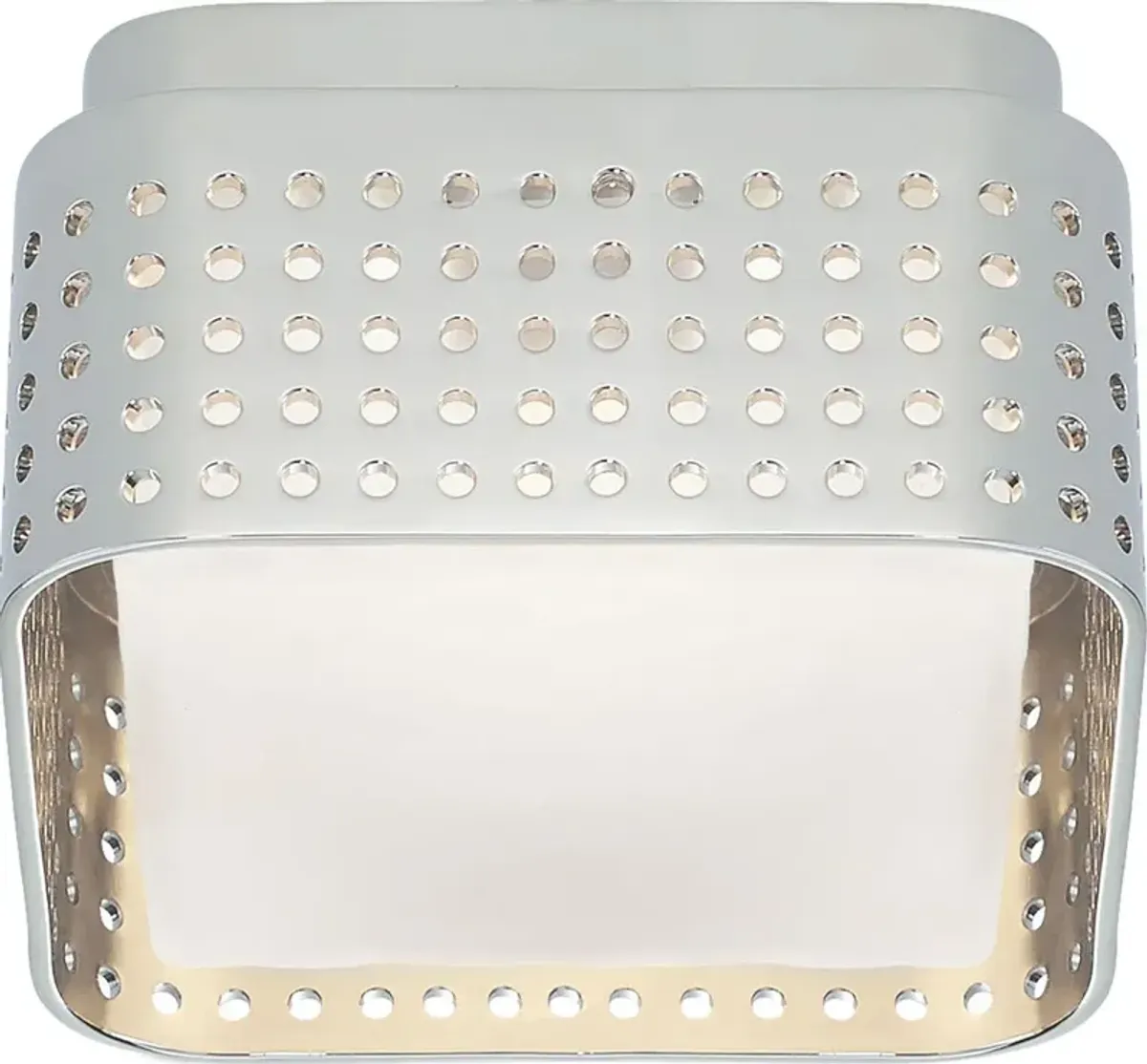 Visual Comfort - Precision 4.5" Solitaire Flush Mount - Silver