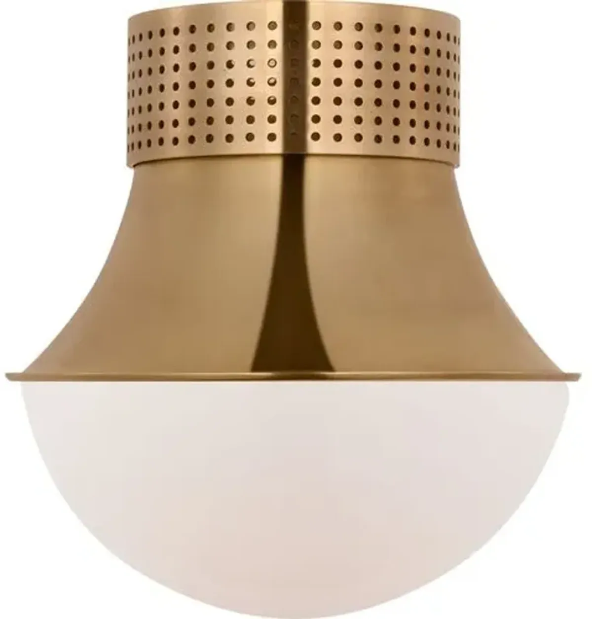 Visual Comfort - Precision 9" Flush Mount - Gold