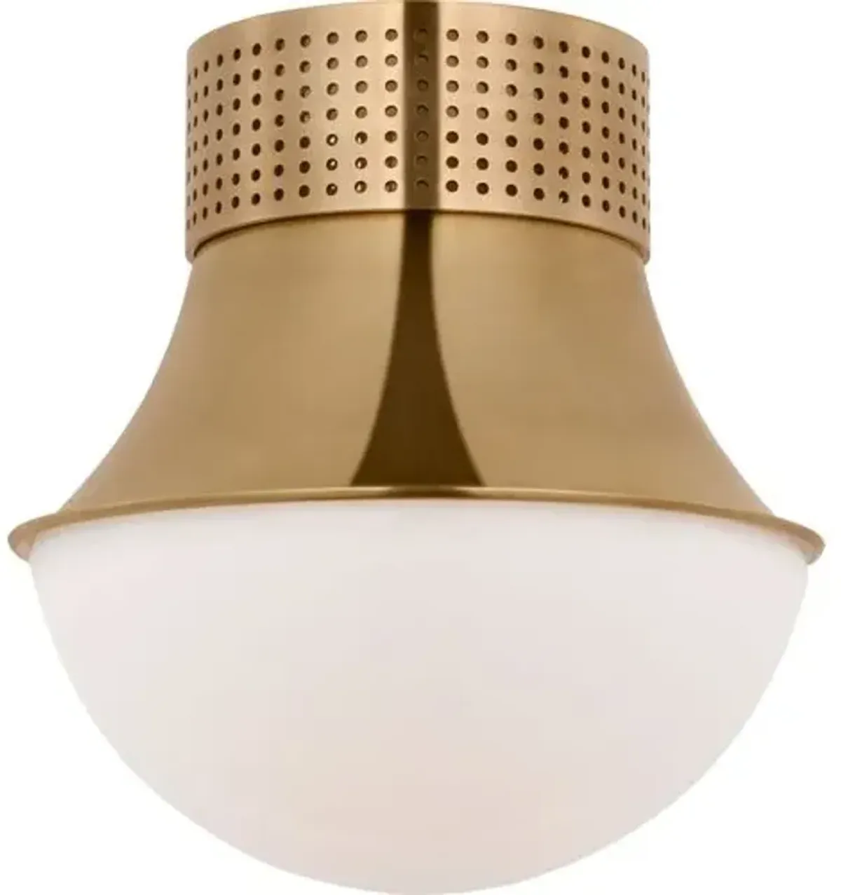 Visual Comfort - Precision 9" Flush Mount - Gold