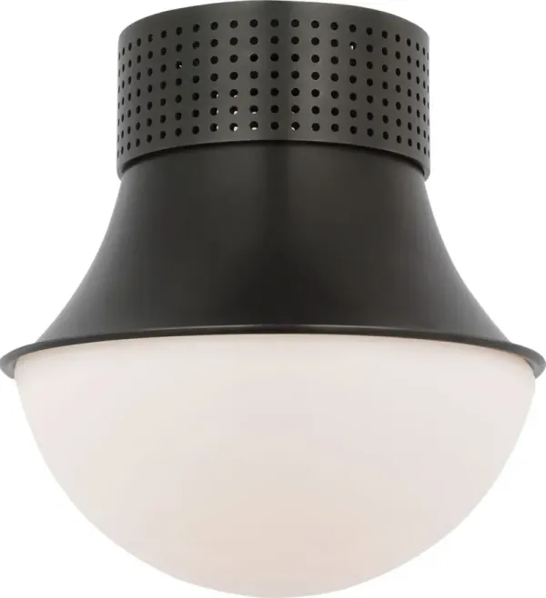 Visual Comfort - Precision 9" Flush Mount - Black