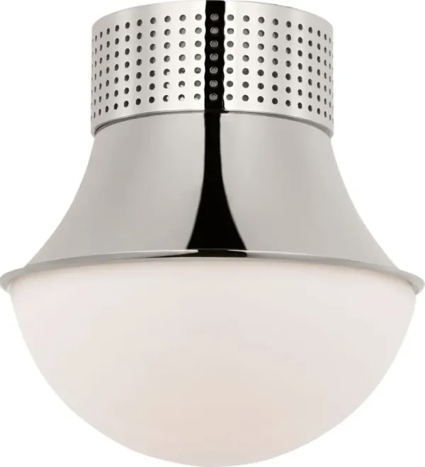 Visual Comfort - Precision 9" Flush Mount - Silver