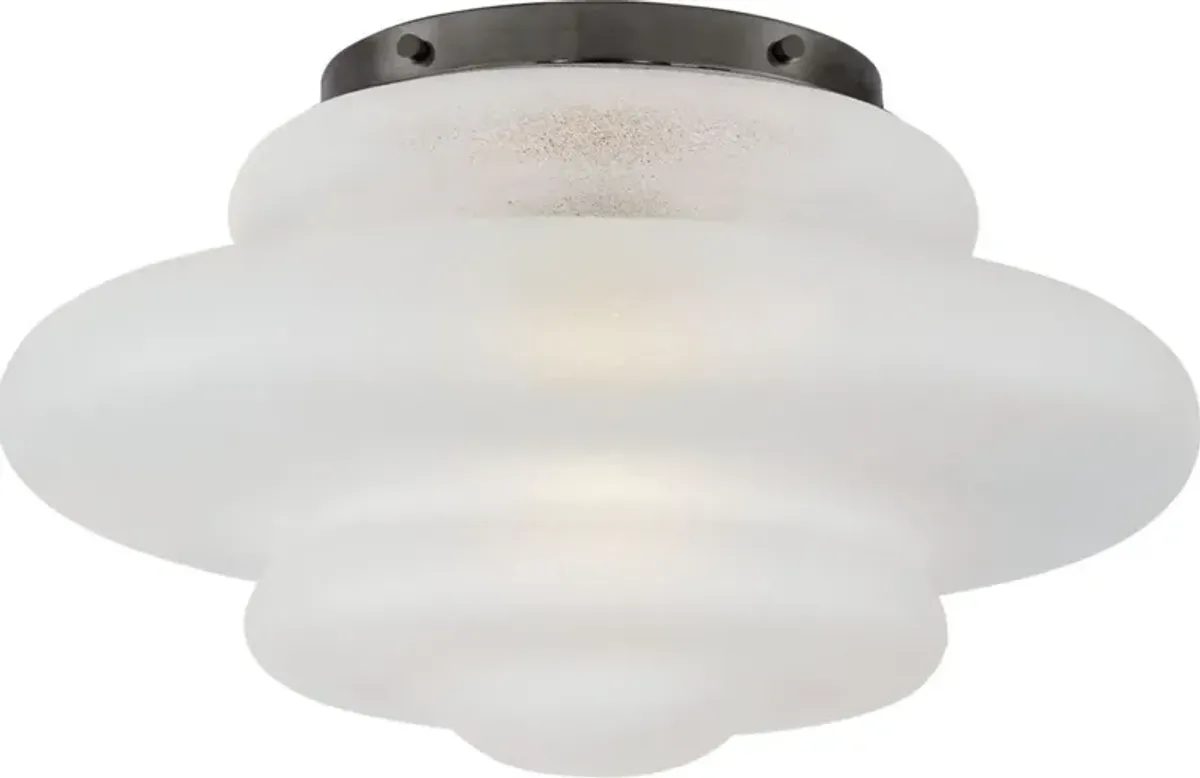 Visual Comfort - Tableau Medium Flush Mount - Black