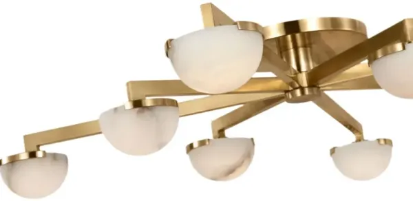 Visual Comfort - Pedra Staggered Arm Flush Mount - Gold