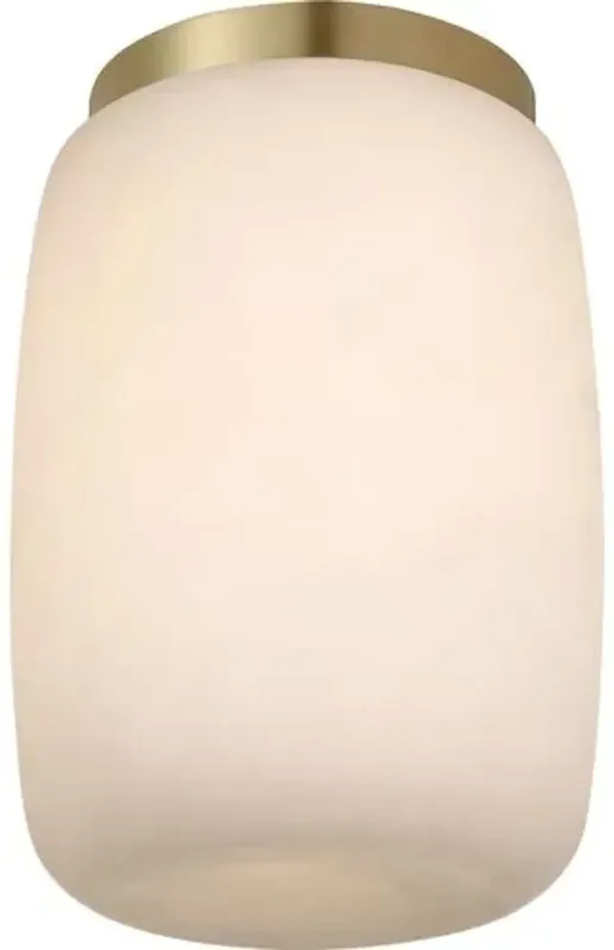 Visual Comfort - Formosa 5" Elongated Alabaster Flush Mount - Gold