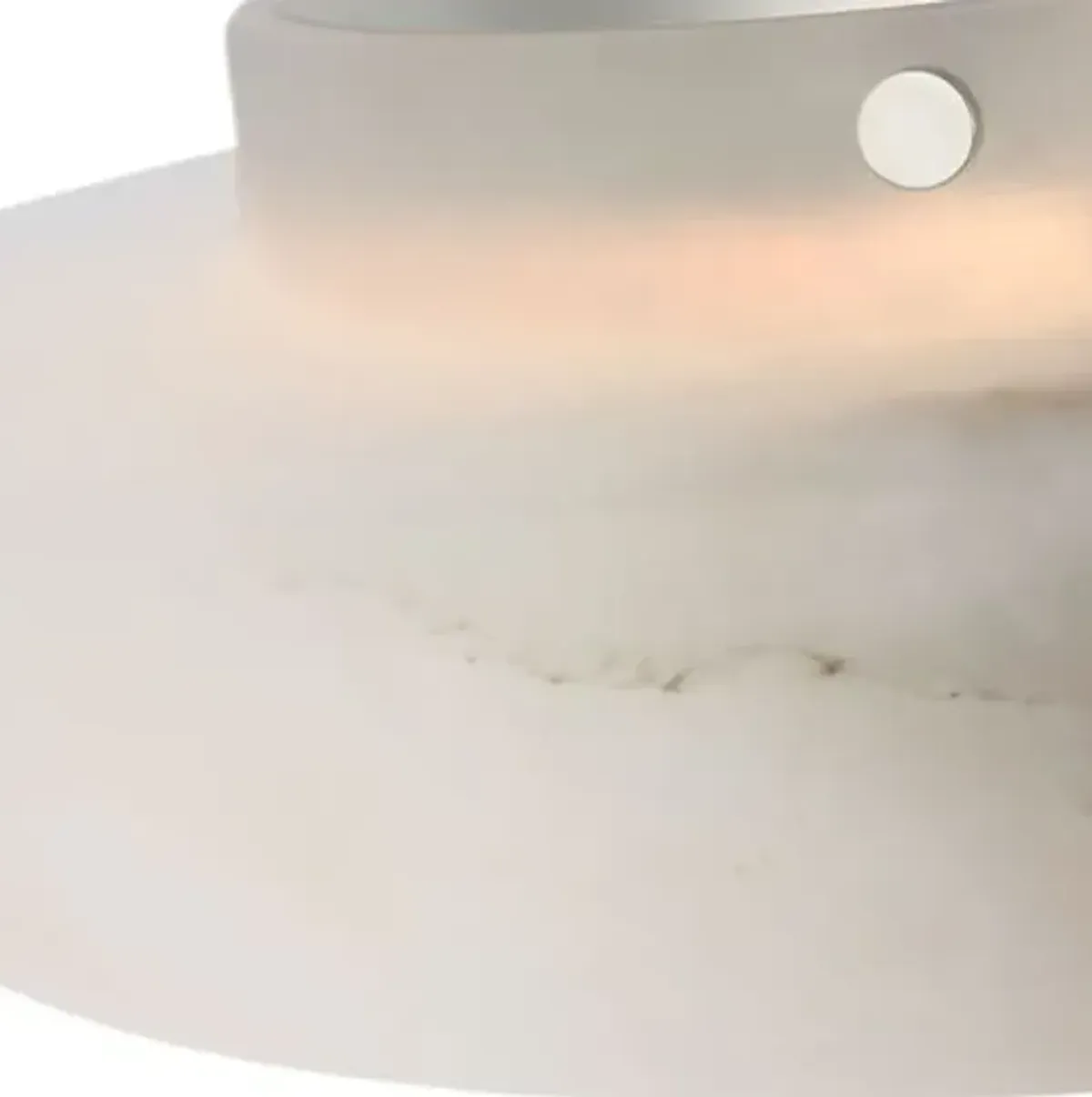 Visual Comfort - Cappello Alabaster Flush Mount - White