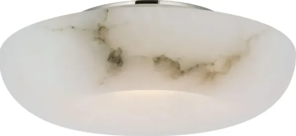 Visual Comfort - Cappello Alabaster Flush Mount - White