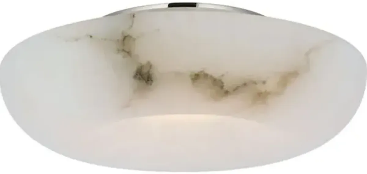 Visual Comfort - Cappello Alabaster Flush Mount - White